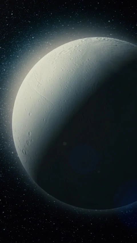Animated background of planet in space Stock Footage 275508238