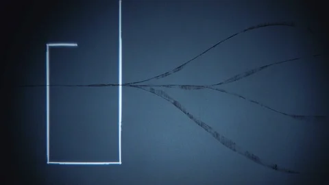 Animated background with psychedelic lights and colors Stock Footage 127192092