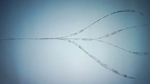 Animated background with psychedelic lights and colors Stock Footage 127218096