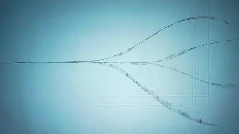 Animated background with psychedelic lights and colors Stock Footage 127218612