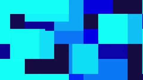 Animated background with randomly moving boxes with attractive colors Stock Footage 302045597