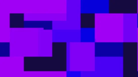 Animated background with randomly moving boxes with attractive colors Stock Footage 302045609