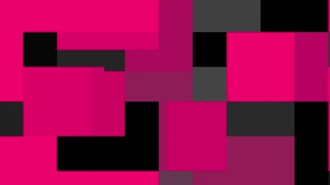 Animated background with randomly moving boxes with attractive colors Stock Footage 302045655