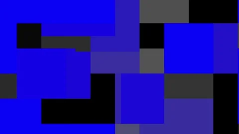 Animated background with randomly moving boxes with attractive colors Stock Footage 302045671