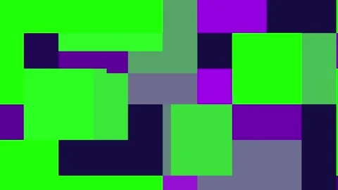 Animated background with randomly moving boxes with attractive colors Stock Footage 302045981