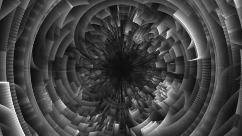Animated background resembling a colorful dimensional portal Stock Footage 319987809
