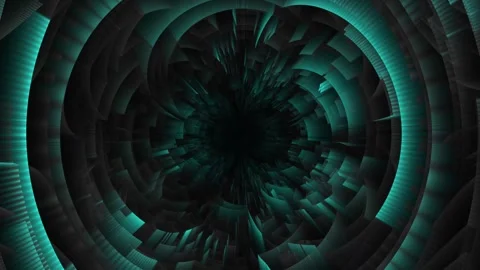 Animated background resembling a colorful dimensional portal Stock Footage 319987813