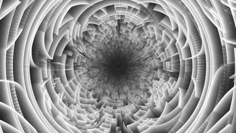 Animated background resembling a colorful dimensional portal Stock Footage 319987815