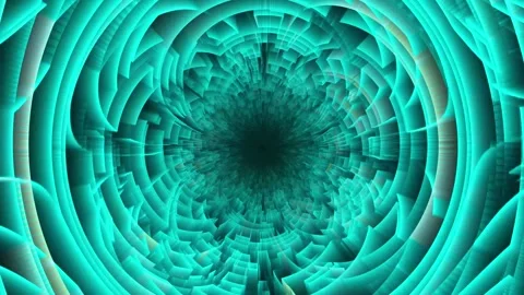 Animated background resembling a colorful dimensional portal Stock Footage 319987983