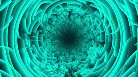 Animated background resembling a colorful dimensional portal Stock Footage 319987984
