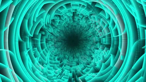 Animated background resembling a colorful dimensional portal Stock Footage 319988016