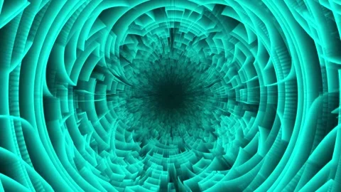Animated background resembling a colorful dimensional portal Stock Footage 319988018