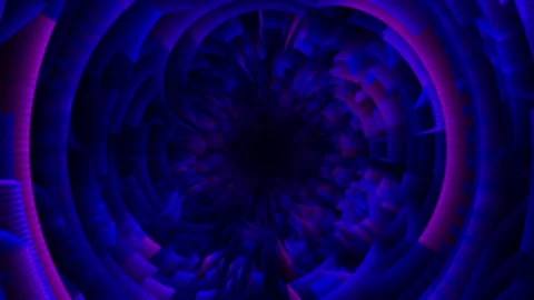 Animated background resembling a colorful dimensional portal Stock Footage 319988020