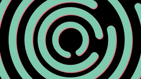 Animated background with retro colored labyrinth Stock Footage 276611306