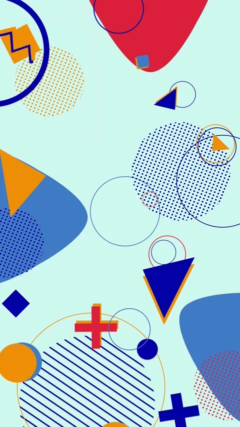 Animated background in retro style Stock Footage 240725753