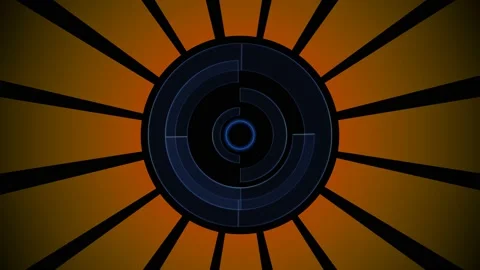Animated background of rotating circles 動画素材 217948740
