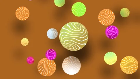 Animated Background Rotating Cirle Brown Background Video stock 183805320