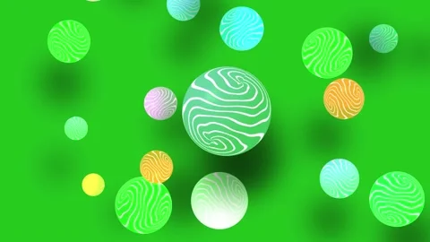 Animated Background Rotating Cirle Dark Green Background Video stock 183806941