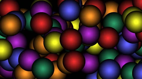 Animated background sequence with growing and collapsing bubbles-14a 스톡 동영상 42413624