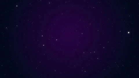 Animated background simulate a flight in space through the stars. Glowing balls Stock Footage 248302445
