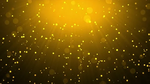 Animated background with slowly falling particles that are illuminated by lig Stock Footage 186931520