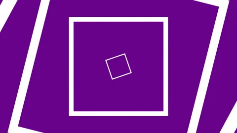 Animated background of square white shapes on violet background Stock Footage 244770004