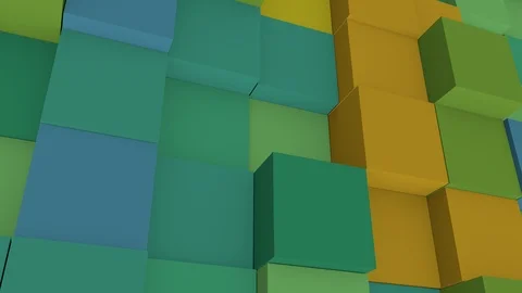 Animated Background Squares 03 Stock Footage