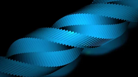 Animated background with twists. visualization of big data Stock Footage 243413889