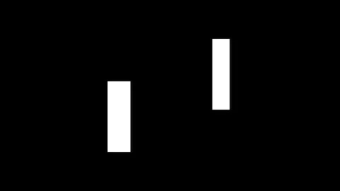 Animated Background of Various Colored Rectangles Falling Downward Видео 331318054