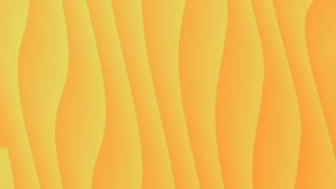 Animated background of vertical wavy stripes in orange and yellow. Stock Footage 317291978
