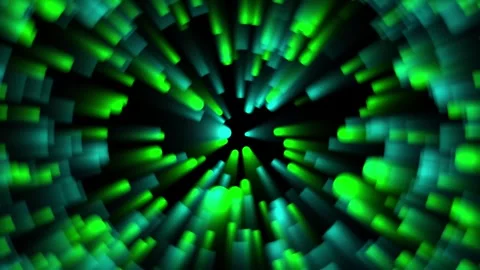 Animated background of vibrant multicolor light moving Stock Footage 324688735