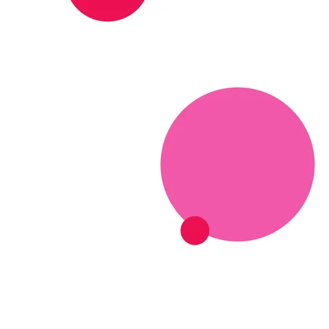 Animated background with white background and pink circle for text, presenta Stock Footage 248041203