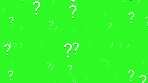 Animated background of white question mark symbols floating forward Stock Footage 317968039