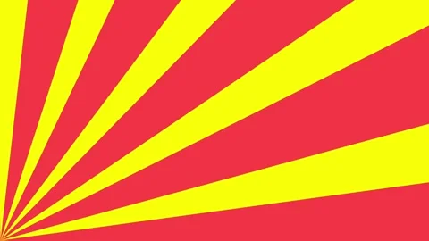 Animated background of yellow and orange sunlight in the bottom corner Stock Footage 291227272