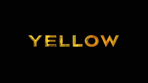 Animated Background Yellow Text Template Stock Footage 204807346