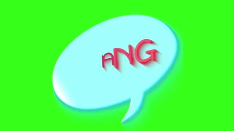 Animated Bang Comic Text and Speech Balloon Animation Stock Footage 148397087