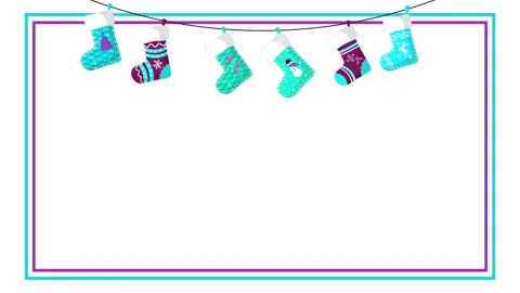 Animated banner  Decorations Celebration Stock Footage 291783668