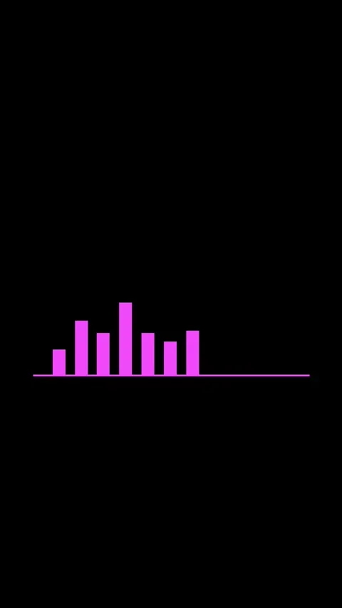 Animated bar chart and line graph showing financial growth and market trend.. 動画素材 331727915