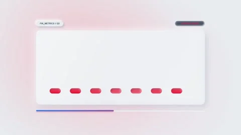 Animated Bar Chart Displaying Financial Metrics Fluctuation with Revenue St.. Видео 347359706