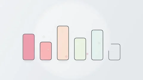 Animated Bar Chart Rising Upwards - Business Growth, Data Analysis, Financi.. Stock Footage 346660945