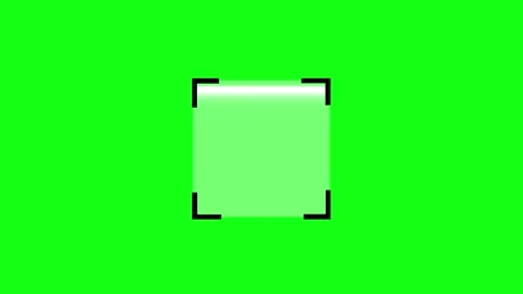 Animated barcode scanner frame line loop on green screen and white backgrou.. Stock Footage 340449351