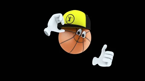 Animated Basketball Character 库存影片 53180971