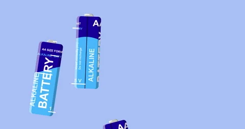 Animated batteries Stock Footage 151820598