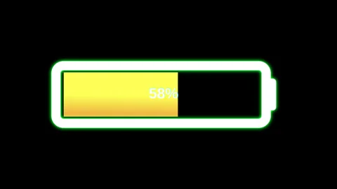 Animated battery Stock Footage 295273200