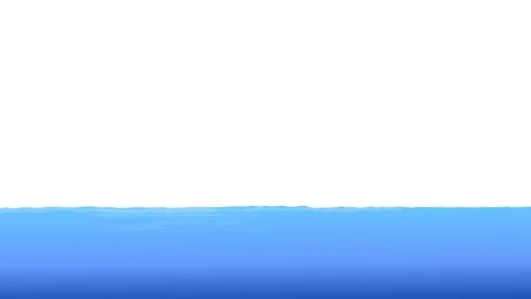 Animated Beautiful Blue River Stock Footage 278342284
