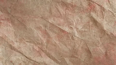 Animated Beige Crumpled Paper Texture Background with Soft Pink Tints 動画素材 327904023
