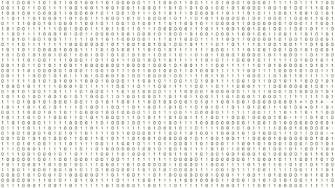 Animated Binary Code Screen Fill Transition Stock Footage 311057400