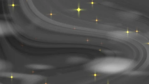 Animated black and grey gradient background with glowing golden star particles Stock Footage 346375996