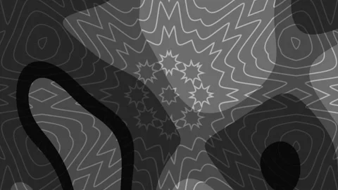 Animated black and grey gradient background with flowing organic shapes Stock Footage 346376057