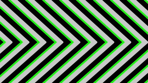 Animated black and white diagonal stripes pattern with green accents, creat.. Stock Footage 259766261